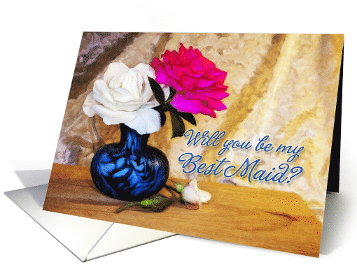 Best Maid Invitation Roses card (822548)