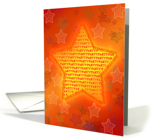 Bright star invitation card (834160)