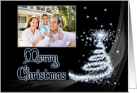 Abstract Christmas Tree Photo card