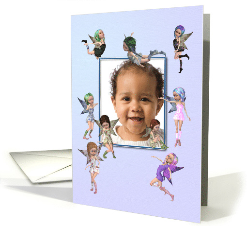 Add a Photo Fairies Birthday card (851601)
