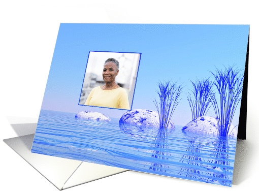 Tranquil water Photo Note card (851895)