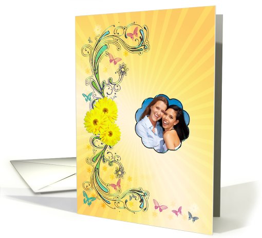 Yellow daisies note card (852941)