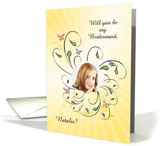Yellow Wedding Party Invitation card (852959)