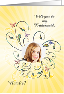 Yellow Wedding Party Invitation card