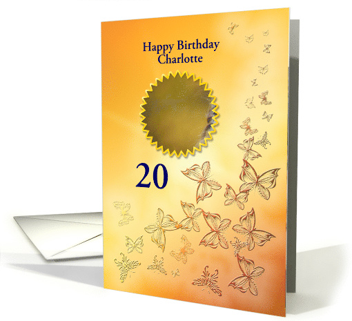 Add a Picture and the Age Birthday card (853102)