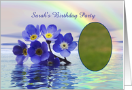 Add a Photo Birthday Party Invitation card