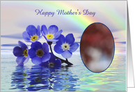 Add a Photo Mother’s day Forget-Me-Nots card