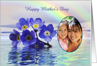 Add a Photo Mother’s day Forget-Me-Nots card