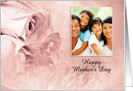 Pink Roses Mother’s Day Photo card