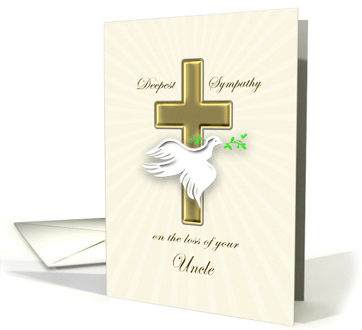 Uncle Sympathy Golden Cross card (880184)