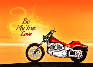 Be My True Love, Motorbike and Sunset.