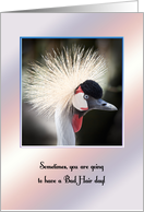 Bad Hair Day Encouragement card