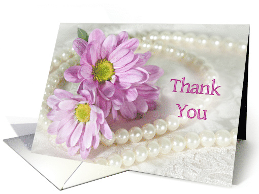 Thank You to Nurse Flowers and Pearls card (902274)