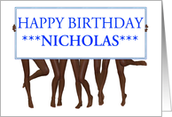 Add Any Name Sexy Birthday card