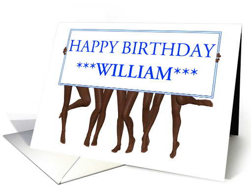 Add Any Name Sexy Birthday card (922497)