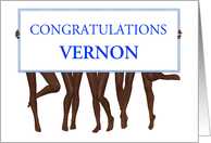 Add Any Name Sexy Congratulations card