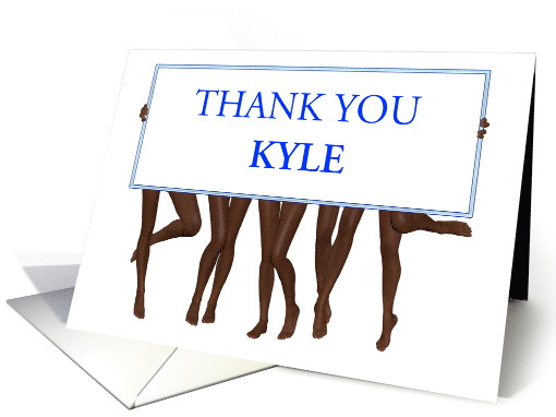 Add Any Name Thank You card (922549)