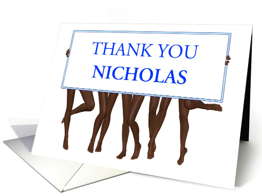 Add Any Name Thank You card (922552)