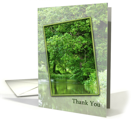 Thank You Tranquil River card (939416)
