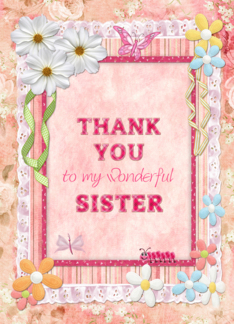 Thank you sister,...