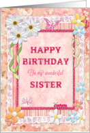 Sister Birthday Craft Look card
