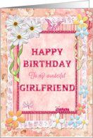 Girlfriend Birthday Craft Look card