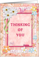 Thinking of You Craft Look card