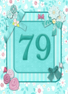 79th Birthday Party Invitation Crafted