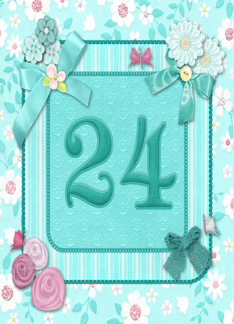 24th Birthday Party Invitation Crafted