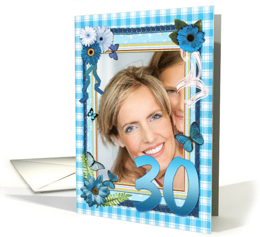 30th Birthday Photo Craft Look card (947585)