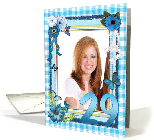 29th Birthday Photo Craft Look card (947587)