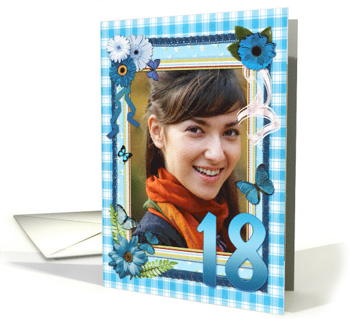 18th Birthday Photo Craft Look card (947622)