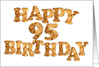 95th Birthday card for a cookie lover card
