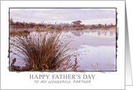 Partner, Father’s Day Dawn Landscape card