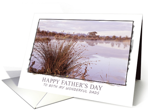 Both My Dads, Father's Day Dawn Landscape card (977629)
