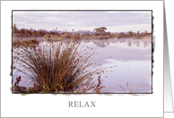 Relax, Dawn Landscape card