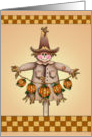 HALLOWEEN SCARECROW, GINGHAM CHECKS & PUMPKIN JACKS GARLAND card