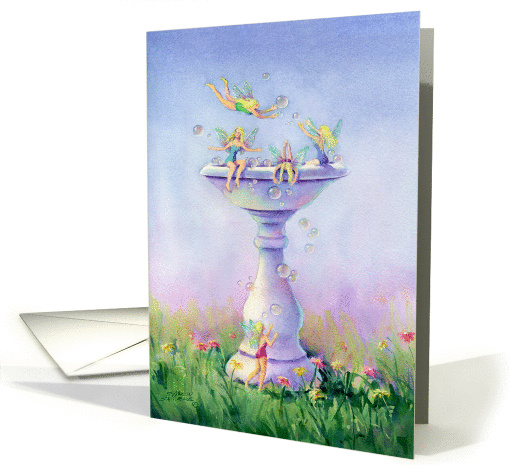 Faeries Bubblebath By Sharon Sharpe
 card (196457)