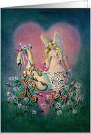 Guardian Angel & Baby By Sharon Sharpe card