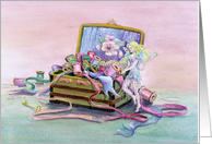 Sewing Box Faerie By Sharon Sharpe card