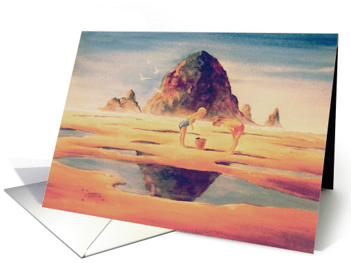 Haystack Rock By Sharon Sharpe
 card (205908)