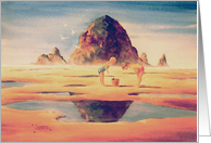 Haystack Rock By Sharon Sharpe card
