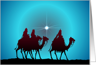 3 Wisemen & Star By Sharon Sharpe card