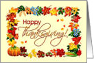 Happy Thanksgiving By Sharon Sharpe card