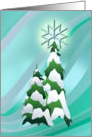 Christmas Tree & Star By Sharon Sharpe card