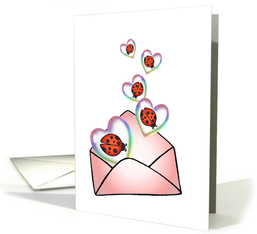 A Pocket Full Of Hearty Love Bugs By Sharon Sharpe
 card (356260)