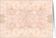 Love Love & Roses By Sharon Sharpe card