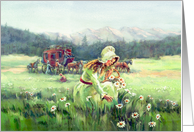 Picking Daisies By Sharon Sharpe card
