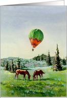 Hot Air Balloon By Sharon Sharpe card