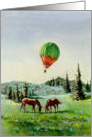 Hot Air Balloon By Sharon Sharpe card